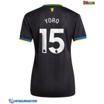 Fotballdrakt Dame Manchester United Leny Yoro #15 Tredjedrakt 2025-26 Kortermet